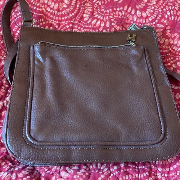 Relic Brand PURSE Brown Pebble Shoulder Bag Tote Purse Vintage Organizer - Picture 2 of 4